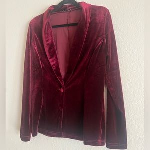 Velvet blazer